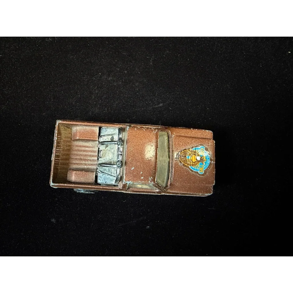 Vintage‎ Ertl The Fall Guy GMC Sierra 4x4 Pickup Truck Diecast 1/64 Brown Gold